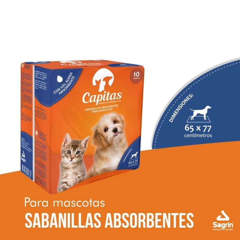 PAÑALES SABANITAS DE ENTRENAMIENTO DE MASCOTAS CAPITAS 10 UNIDADES PAÑALES SABANITAS DE ENTRENAMIENTO DE MASCOTAS CAPITAS 10 UNIDADES