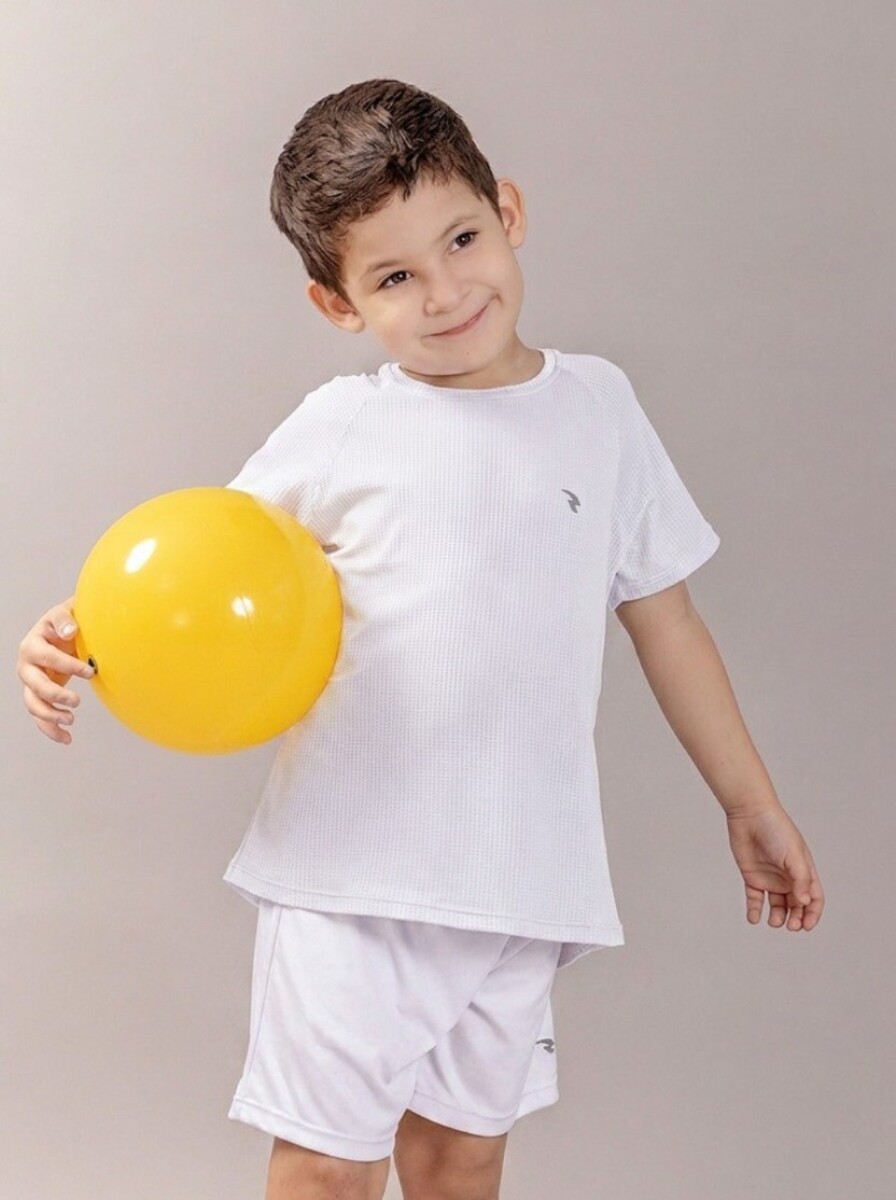 Remera Infantil. - Blanco 