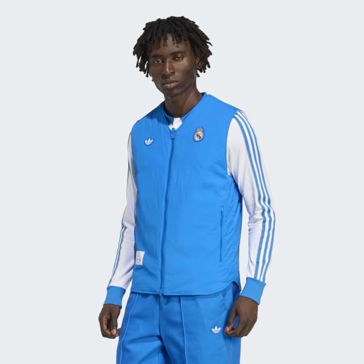 Chaleco Adidas Real Madrid Terrace Icons - Azul 