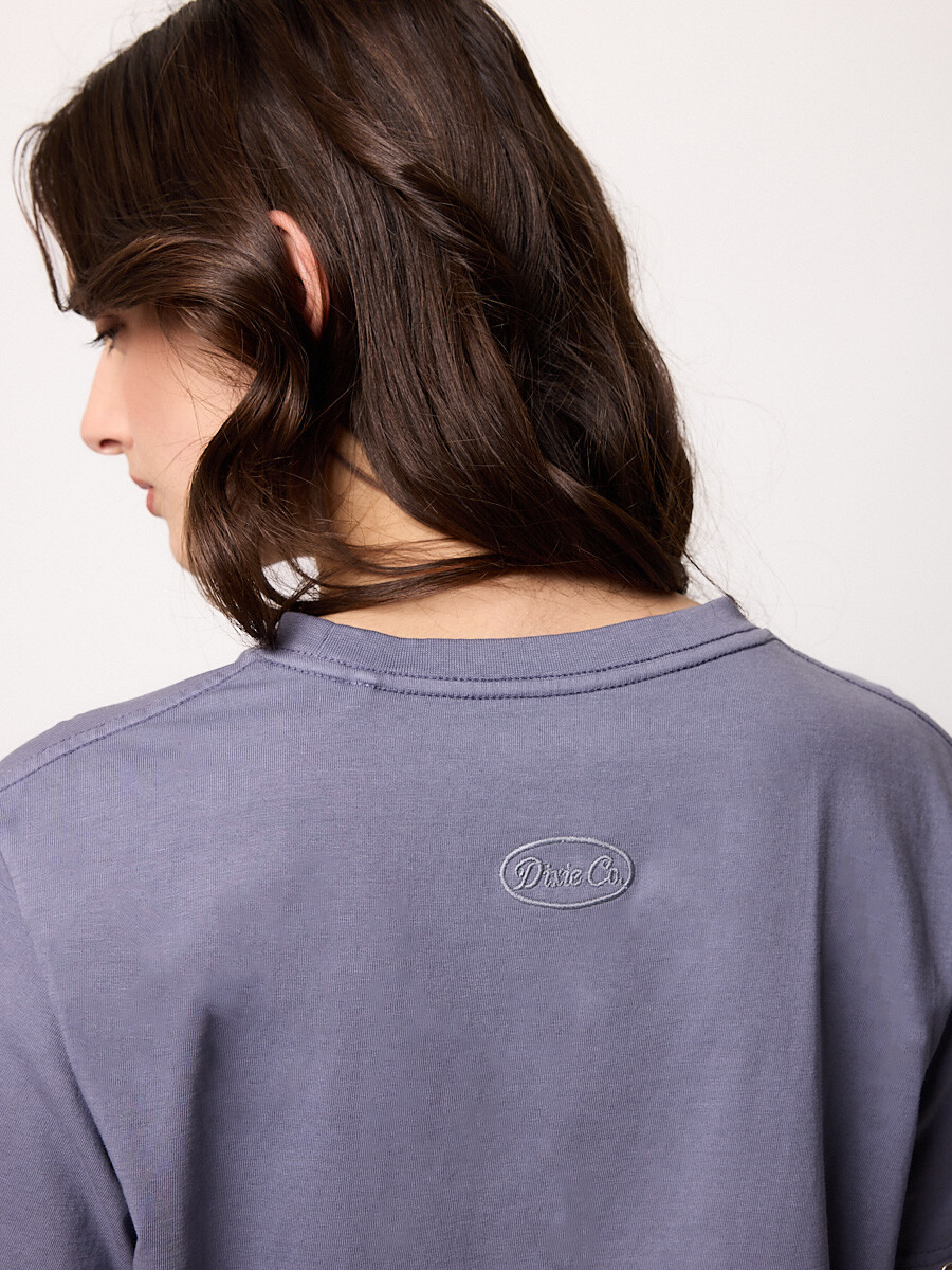 T-SHIRT M/C CIELITO DIXIE Azul Piedra