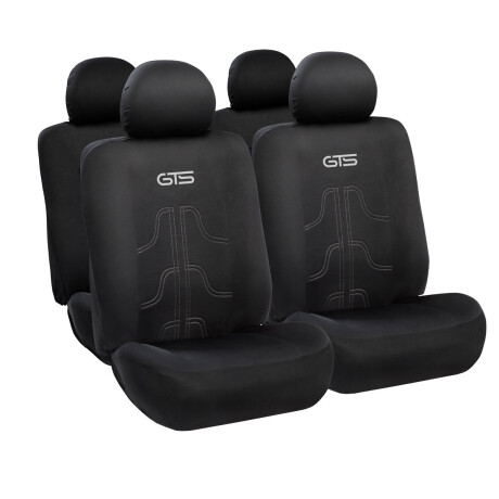 CUBRE ASIENTO - GTS 021 NEGRO GRIS POLYESTER 10PZAS. GTS CUBRE ASIENTO - GTS 021 NEGRO GRIS POLYESTER 10PZAS. GTS