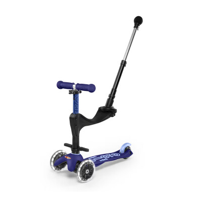 Monopatín Mini Micro 3 en 1 Deluxe Plus Led Azul