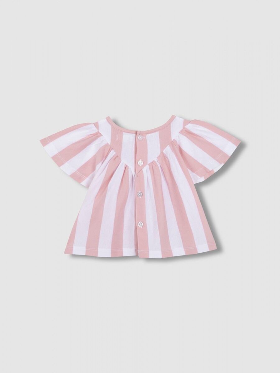 Camiseta De Rayas Piedra