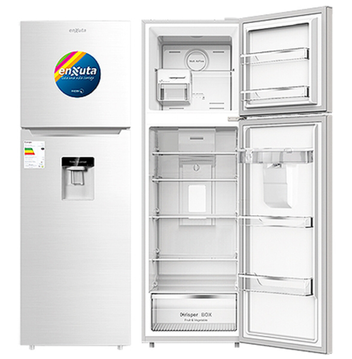 REFRIGERADOR ENXUTA RENX 275DW Blanco c/Dispensador - Sin color 