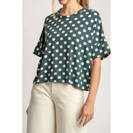 Remeron Lunares Verde