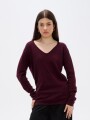 Remera Quelith Cereza Oscuro