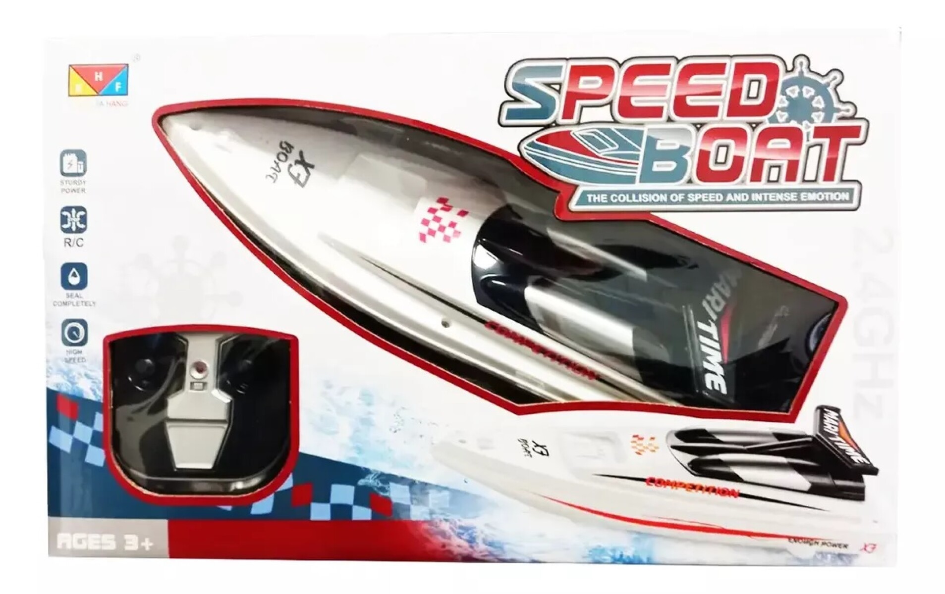 Lancha Control Remoto Recargable 