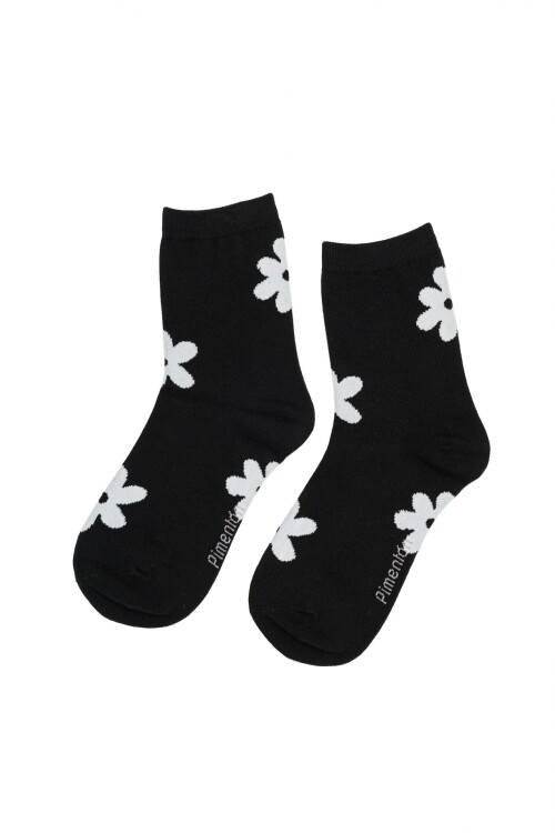 Media Estampada Negro