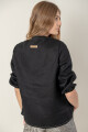 Camisa camelia Negro