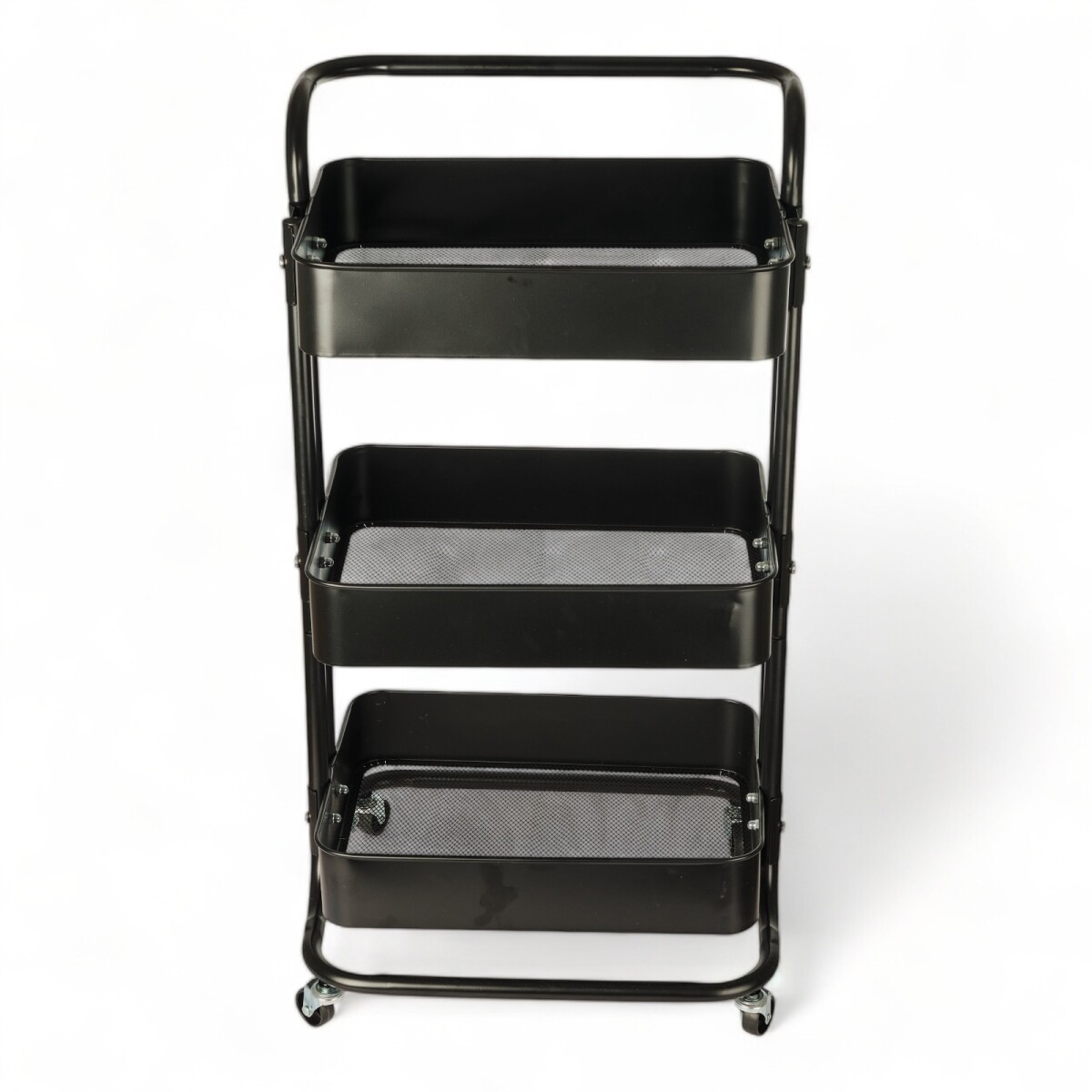 Carrito Rack Multiusos Organizador 3 Estantes 100% Metal 