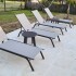 Reposera Piscina De Diseño En Aluminio Y Tela Americana. Reposera Piscina De Diseño En Aluminio Y Tela Americana.