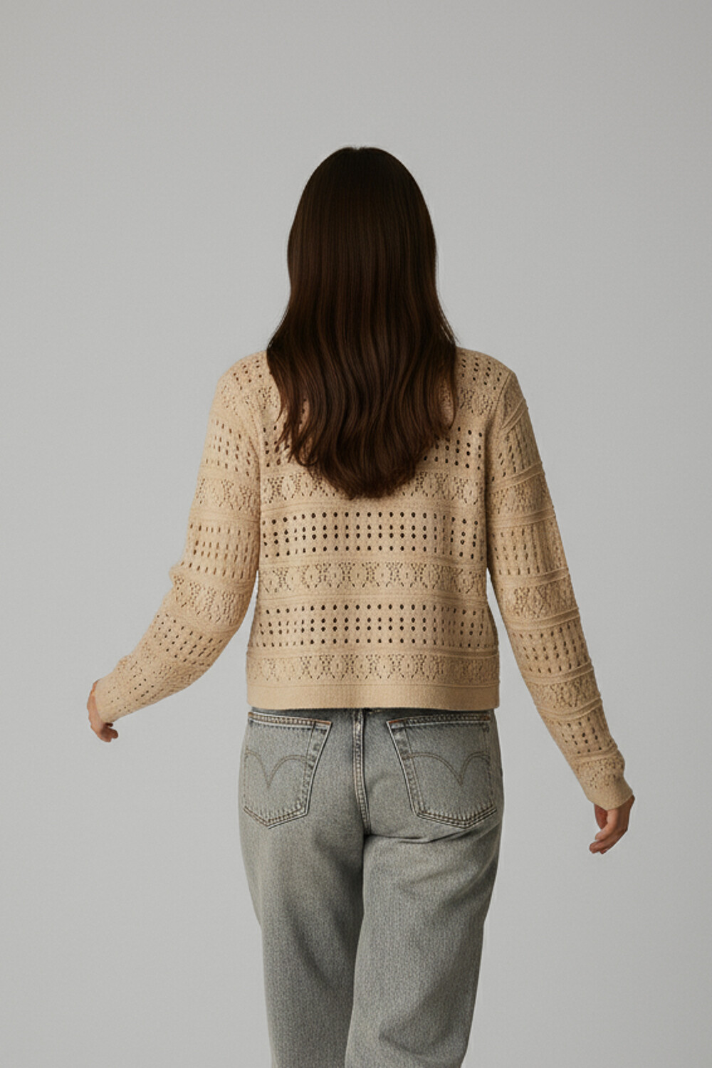 Cardigan Beanie Beige