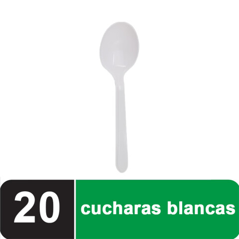 Cucharas descartables x20 pcs Cucharas Descartables X20 Pcs
