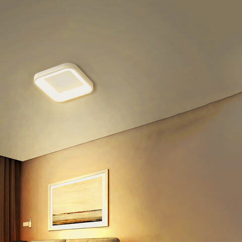 Lámpara de techo LED 45W CCT 3150Lm cuadrada 30cm IX2294