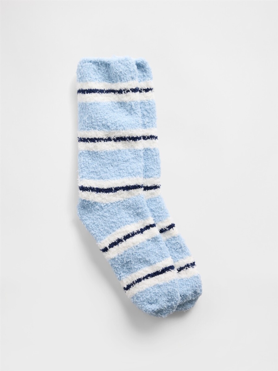 Medias Cozy Mujer - Blue Stripe 