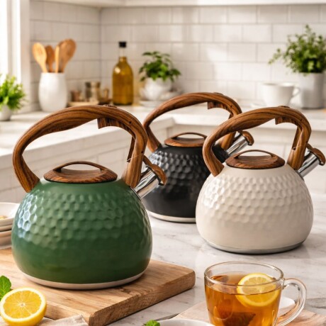 Caldera de Acero Inoxidable 3L | Verde Caldera de Acero Inoxidable 3L | Verde