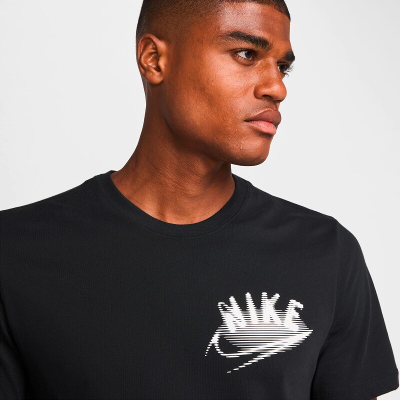 Camiseta Nike Dir-Fit Tee Brand Read de Hombre Negro