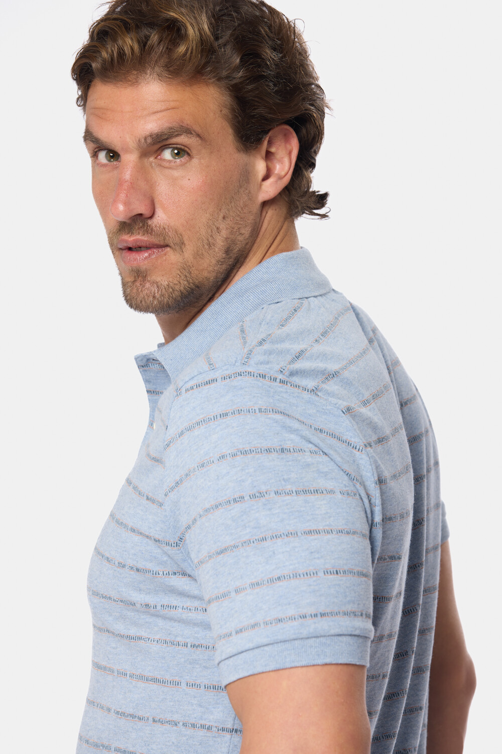 REMERA POLO ESTAMPADA Denim