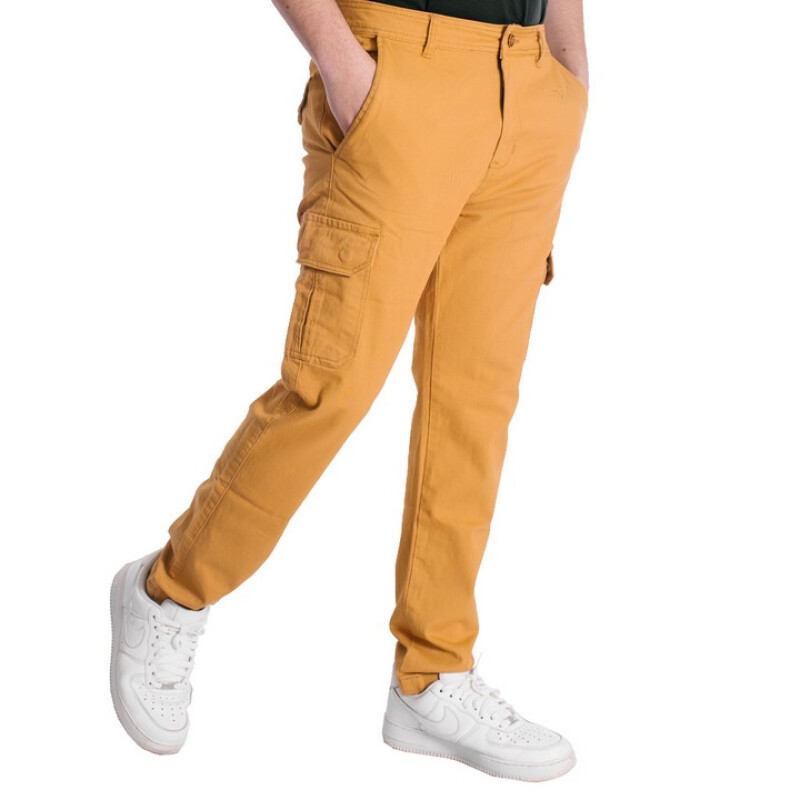 Pantalón Muvem Cargo de Hombre - FP21001 Mostaza