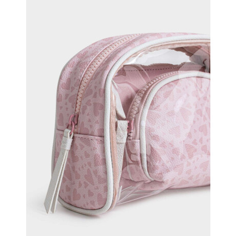 Set De Portacosméticos Rosa Viejo