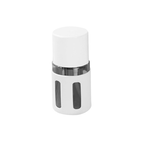 Set de 4 frasquitos con estuche rÃ­gido para viaje Blanco