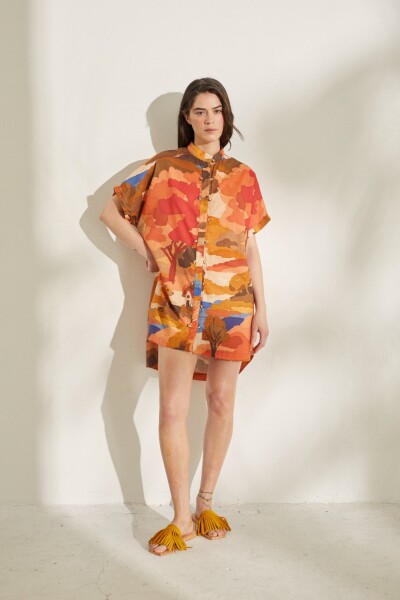 VESTIDO JAPON PRINT Sol