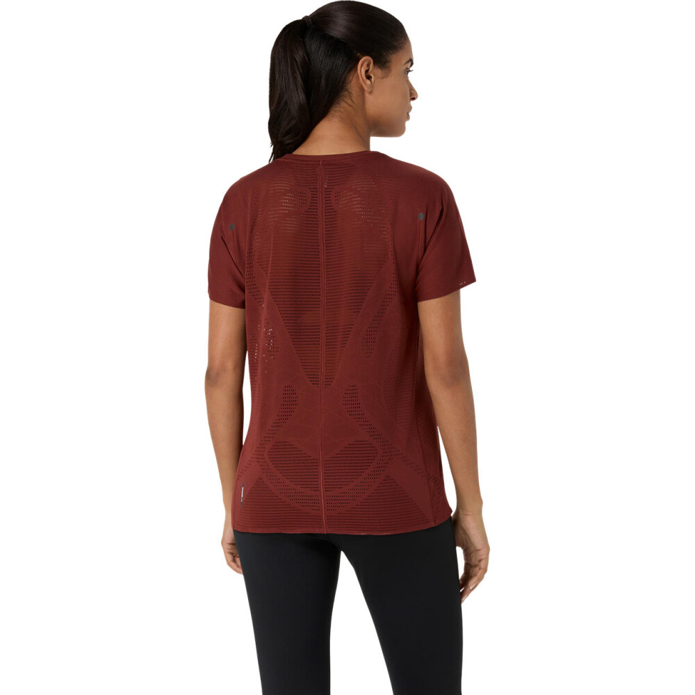 Polos Running Metarun Ss Top Mujer Singed Red