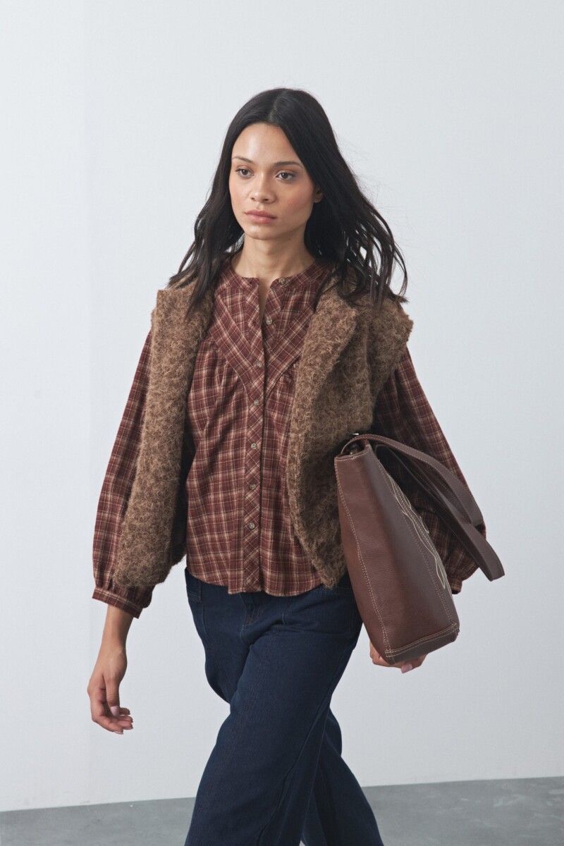 CHALECO MAGLIA Chocolate