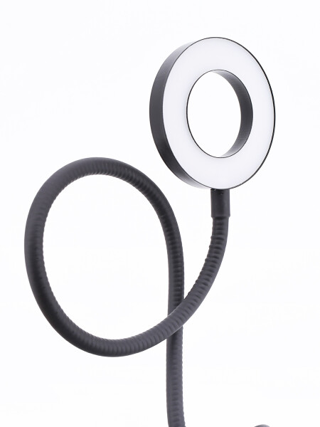 SOPORTE PARA CELULAR DOBLE ARO LUZ BLANCO