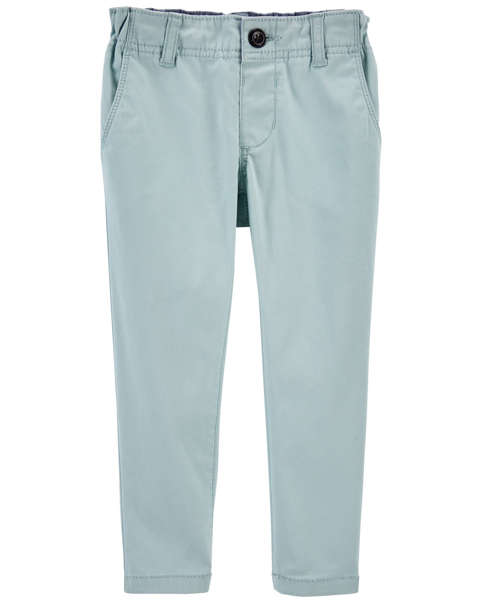 Pantalón de sarga elastizada Sin color
