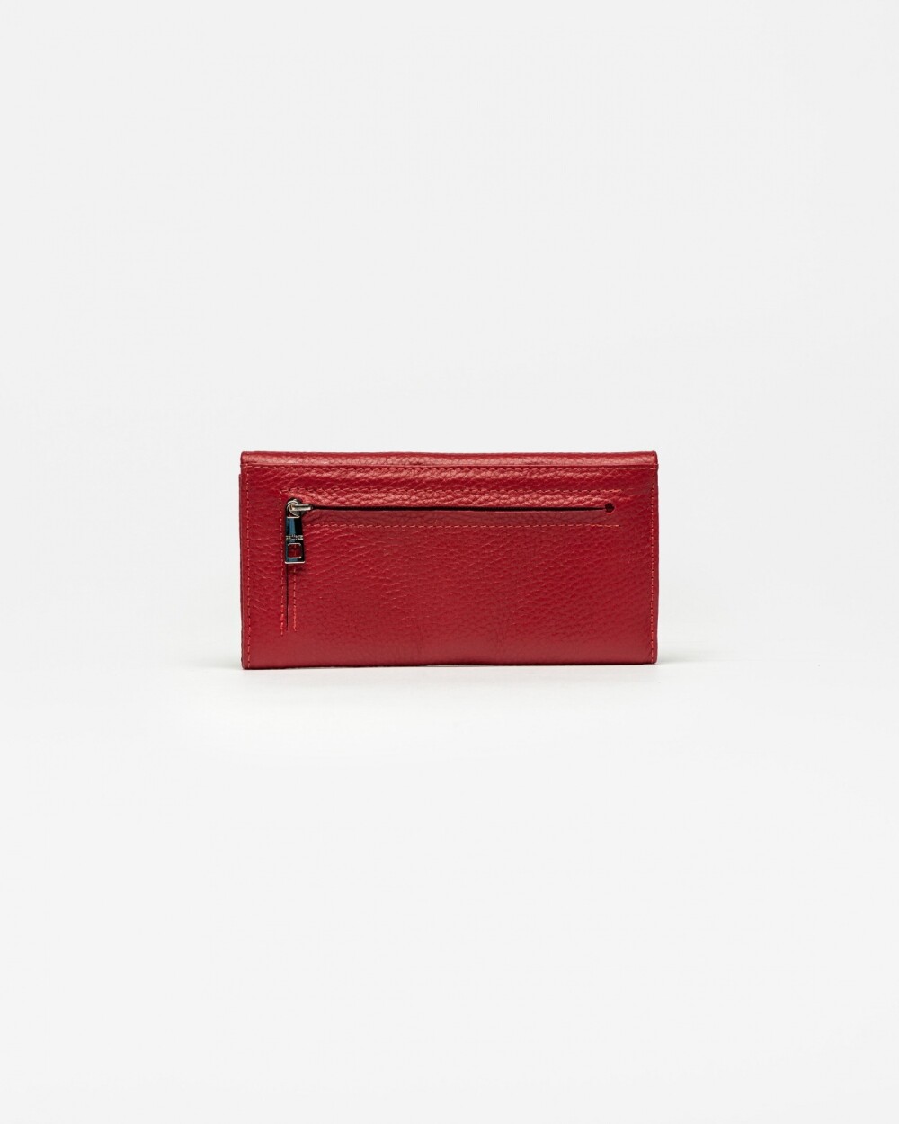 Billetera Marga en cuero graneado Rojo