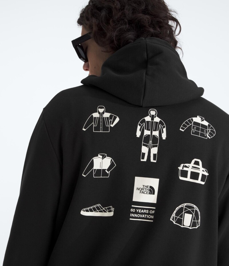 CANGURO MOUNTAIN MIRAGE REGULAR HOODIE Tnf Black