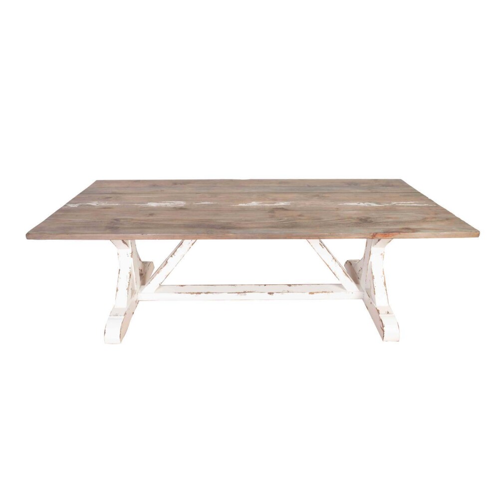 MESA DE COMEDOR PINO BLANCO EM02