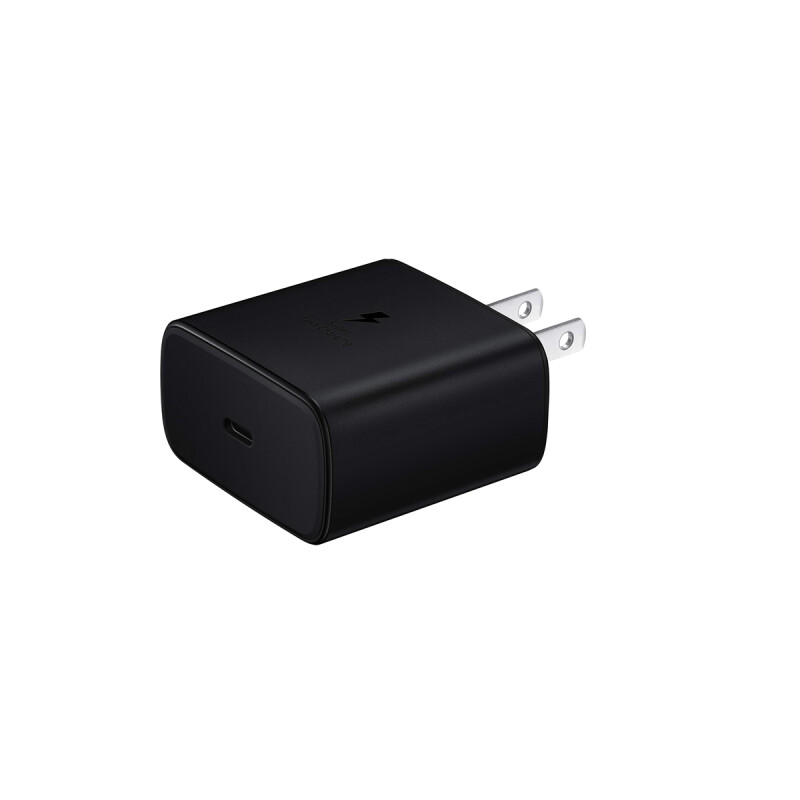 Cargador original Samsung Super rapido de 45W color negro Cargador Original Samsung Super Rapido De 45w Color Negro