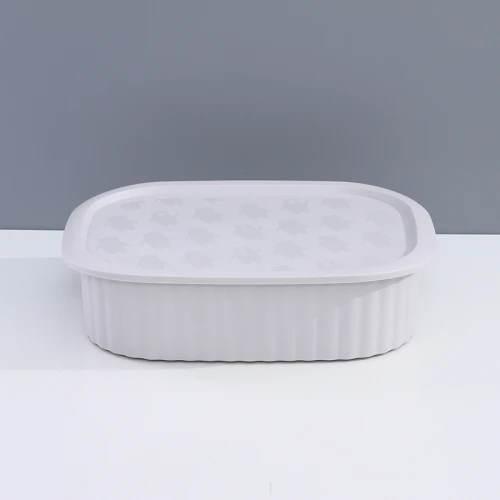 Contenedor Ovalado Para Ropa Interior -gris Contenedor Ovalado Para Ropa Interior -gris
