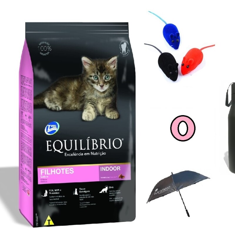 Equilibrio Gato Cachorro 7,5kg + Regalo Equilibrio Gato Cachorro 7,5kg + Regalo