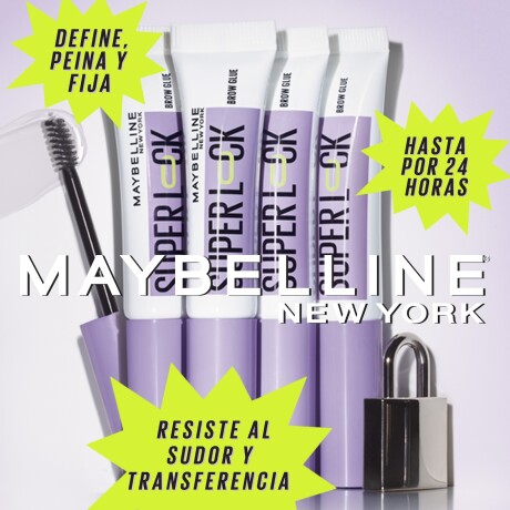 Delineador de Cejas Maybelline Super Lock en Gel Medium Brown Delineador de Cejas Maybelline Super Lock en Gel Medium Brown