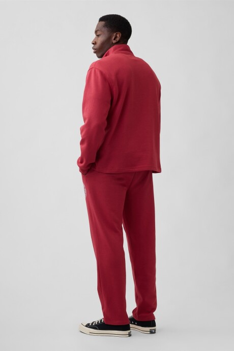 Pantalón Deportivo Logo Gap Hombre Barn Red