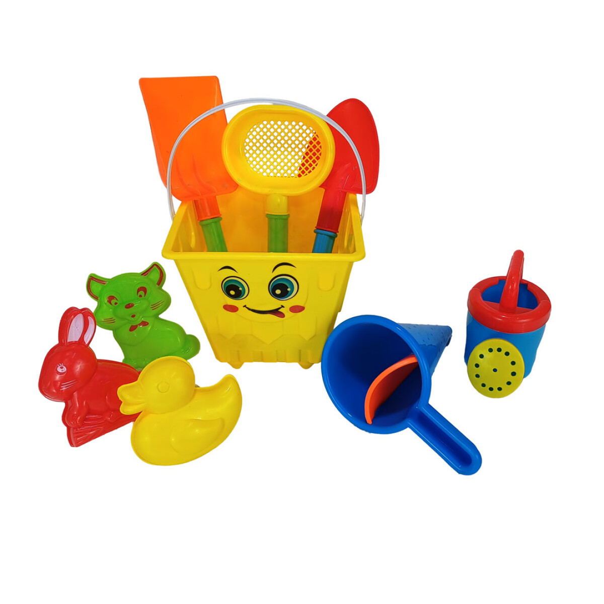 3X2 OUTLET Balde castillo con accesorios de playa - 3x2 Outlet Balde Castillo Con Accesorios De Playa 