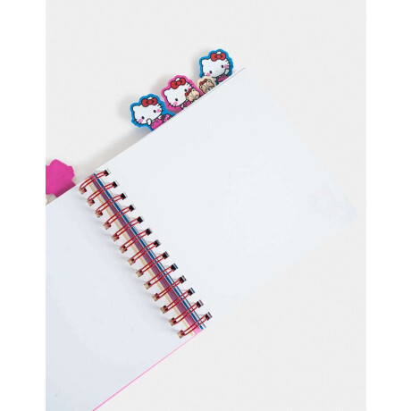 Cuaderno Cuadrado Hello Kitty Kawaii Combinacion Multicolor