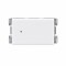 INTERRUPTOR UNIPOLAR BLANCO C LED Interruptor Unipolar c/LED 10AX 250V Atenea Blanco