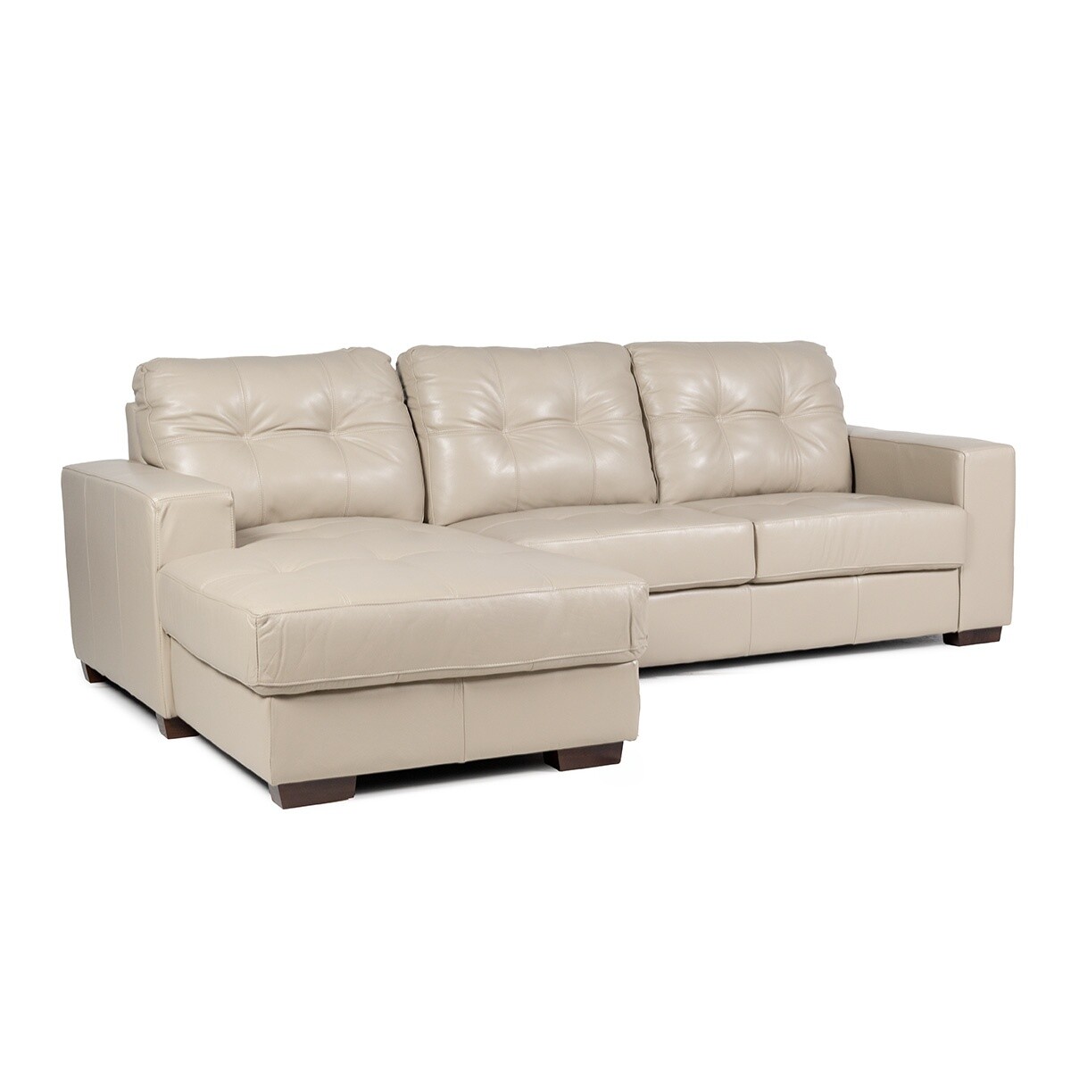 Rinconera Fargo - Cuero Básico - Chaise Izquierdo - 519 (Beige) 
