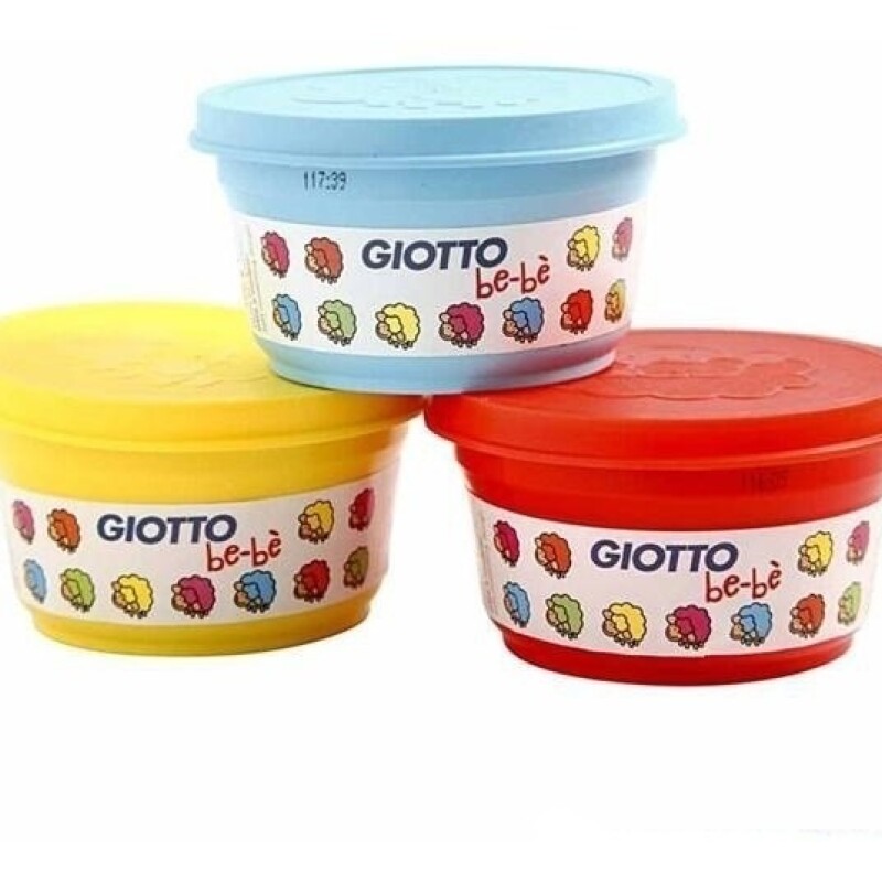 Set x3 Masas Giotto Bebe Azul, Roja, Amarilla