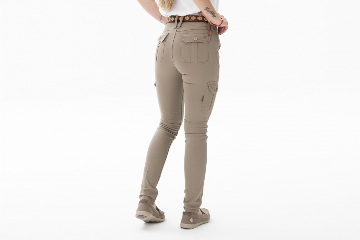 PANTALON URBANO MUJER FLEX Beige