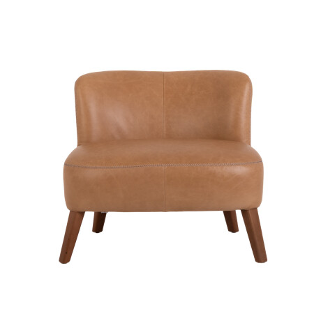 BUTACA CUERO-100-NATURAL MARRON VITA CAMEL