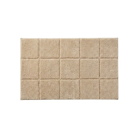 ALFOMBRA FELPUDA BEIGE OSC 40X60CM Unica