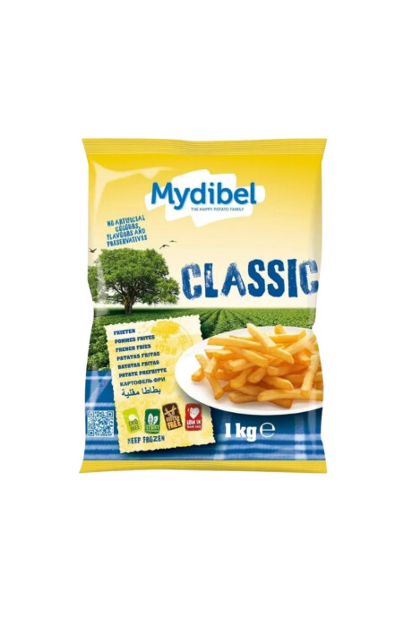 Papas Fritas Corte Tradicional Mydibel - 1kg Papas Fritas Corte Tradicional Mydibel - 1kg