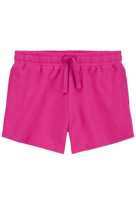 Short de algodón, con cordón, rosado Sin color