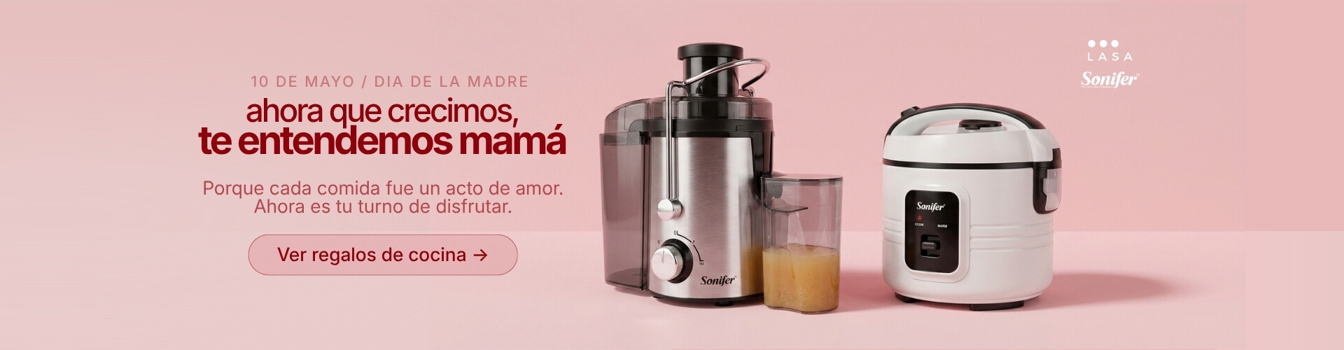 DIA DE LA MADRE descuentos sonifer - cocina