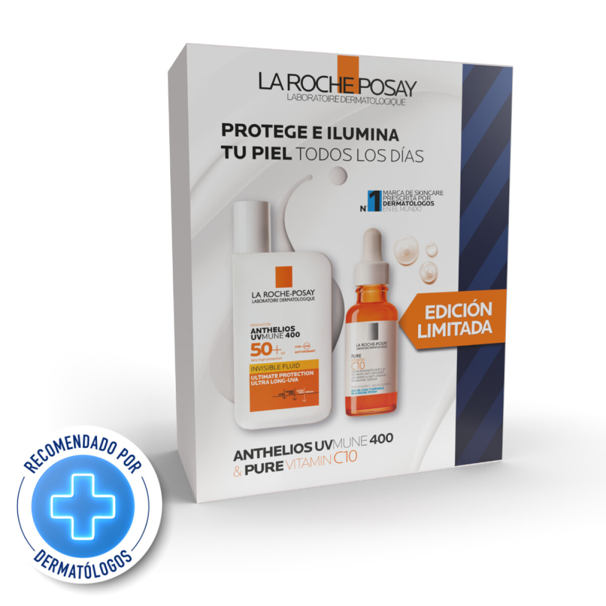 La Roche Posay Coffret Anthelios UVMune 400 + Sérum PURE VITAMIN C10 - EDICIÓN LIMITADA 